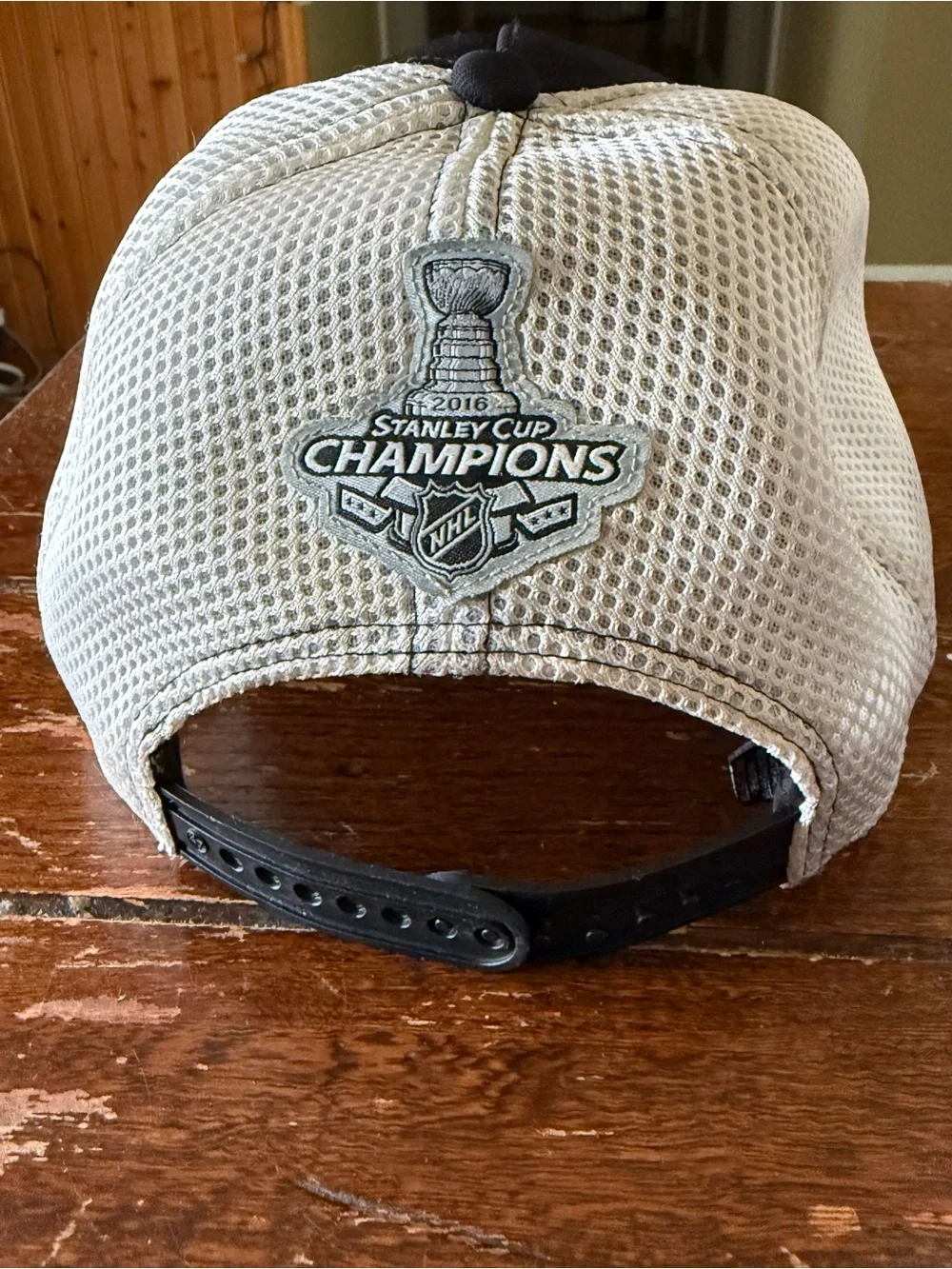 Pittsburgh Penguins 2016 Stanley Cup Champions 47 Brand Mesh Snapback Hat Cap